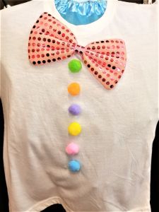 Kids Costumes to Hire - Clown - White Shirt & Tutu